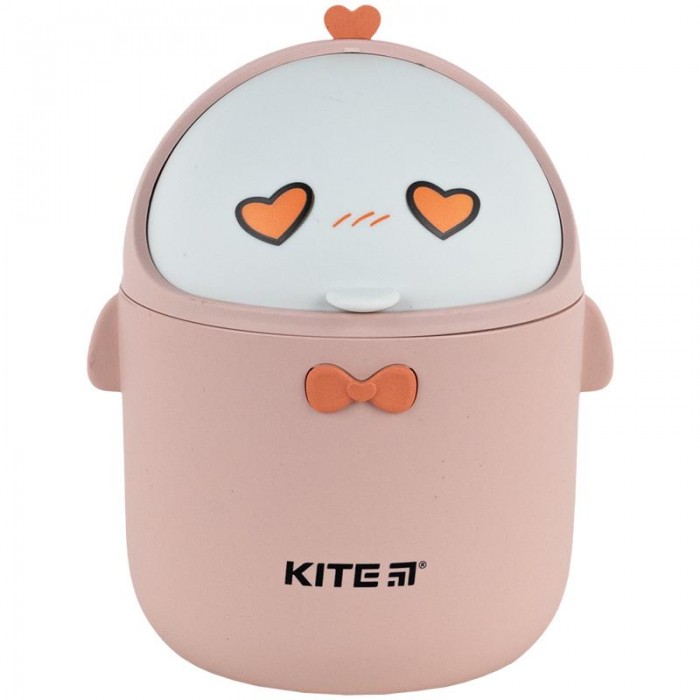 Настільний контейнер для сміття Kite (персиковий)