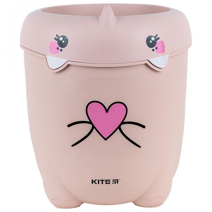 Контейнер для сміття (світло-рожевий) 