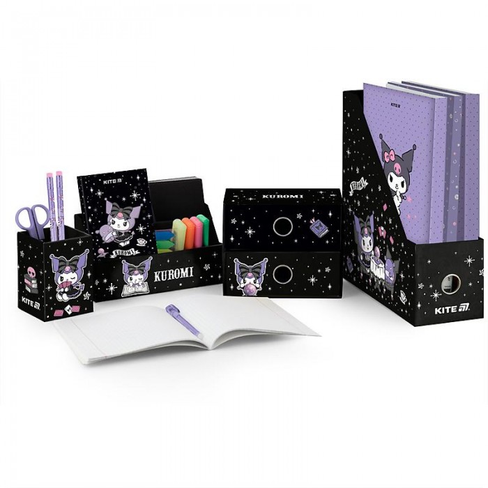 Органайзер настільний картонний, 4 предмети Kuromi