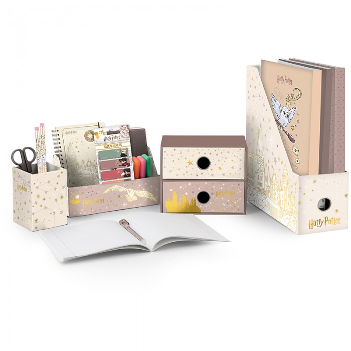 Органайзер настільний картонний, 4 предмети Harry Potter