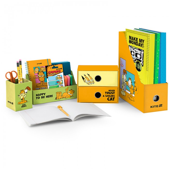 Органайзер настільний картонний, 4 предмети Garfield 