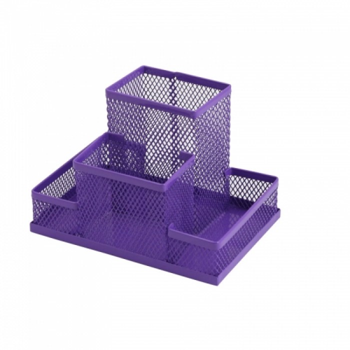 Прибор настільний металевий (фіолетовий) ZB.3116-07