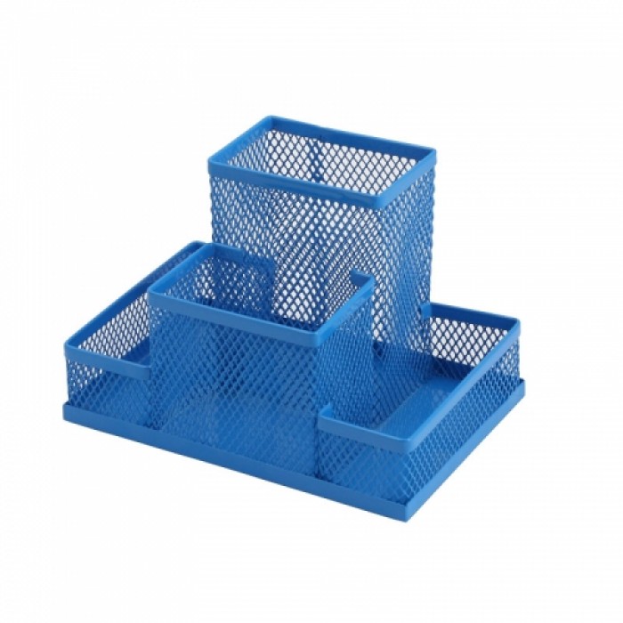 Прибор настільний металевий (синій) ZB.3116-02