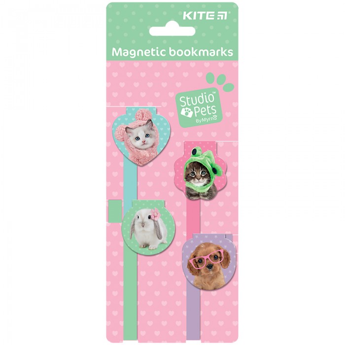 Набір магнітних закладок-лясе Studio Pets