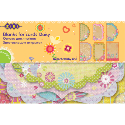 Заготовка для открыток Daisy 18шт