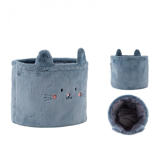 Корзина для хранения плюшевая 3100 Cute Cat (30х25см)