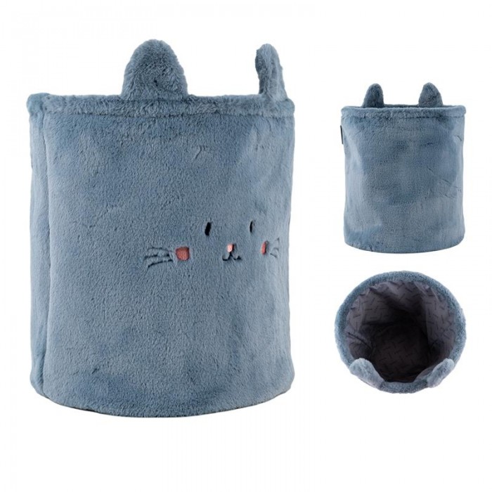 Корзина для хранения плюшевая 3100 Cute Cat (30х35см)
