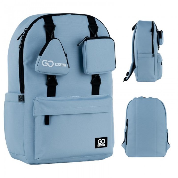 Рюкзак GoPack Education Teens 178 (сіро-блакитний)