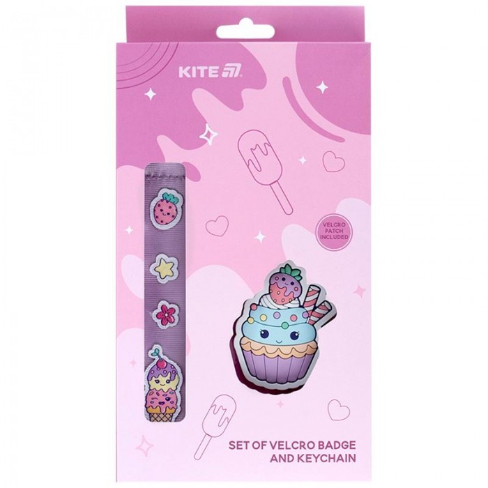 Бейдж на липучці + підвіска Kite