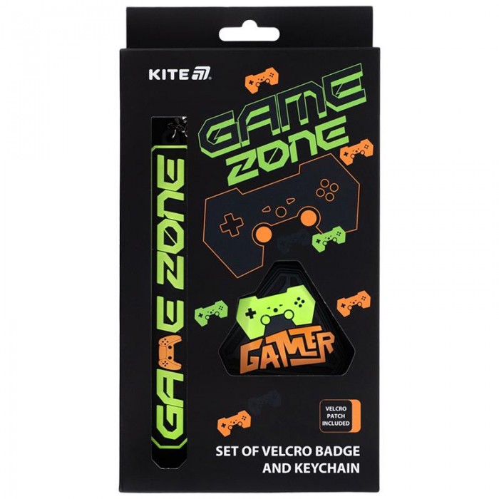 Бейдж на липучці + підвіска Kite