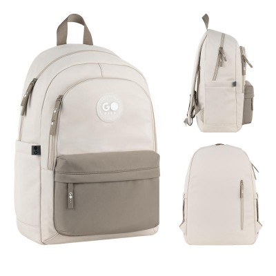 Рюкзак шкільний GoPack Education Teens (бежевий) 141L