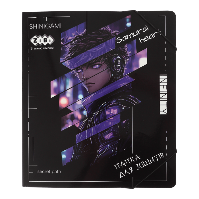 Папка для тетрадей на резинке Anime B5+,ZB.14990-07