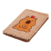 Блокнот плюшевый Capybara 3 А5, 80л. клетка (ассорти)