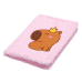 Блокнот плюшевый Capybara 3 А5, 80л. клетка (ассорти)