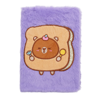 Блокнот плюшевий Capybara 6 А5, 80арк. клітинка (асорті)