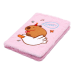 Блокнот плюшевый Capybara 7 А5, 80л. клетка (ассорти)