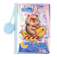 Блокнот Capybara А5, 80арк, клітинка (асорті)