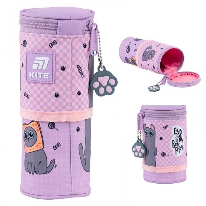 Пенал (1 відділення) з підвіскою 684 Lazy Cats