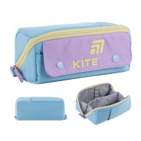 Пенал (1 відділення) 2702-4 блакитно-фіолетовий