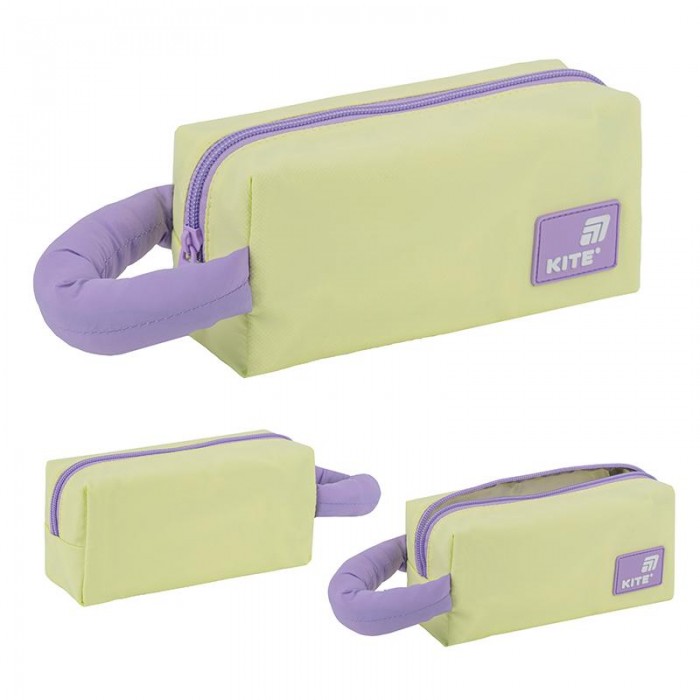 Пенал (1 відділення) 2703-1 жовто-фіолетовий