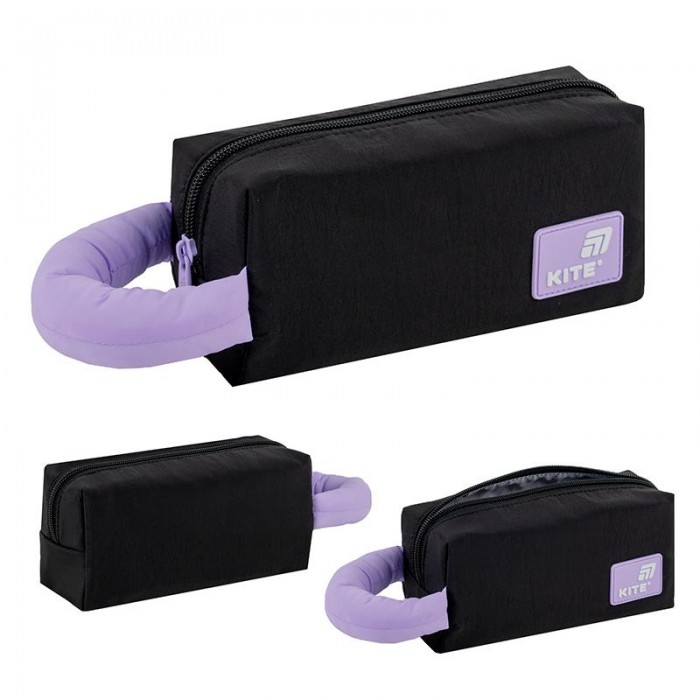 Пенал (1 відділення) 2703-1 фіолетово-блакитний