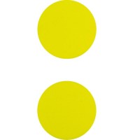 Набір значків світловідбиваючих 2шт., (жовтий)