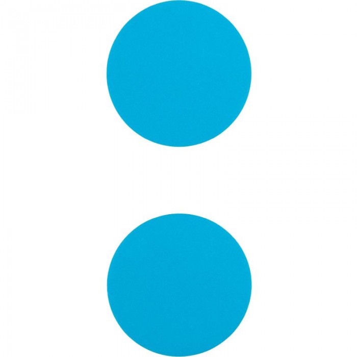 Набір значків світловідбиваючих 2шт., (блакитний)