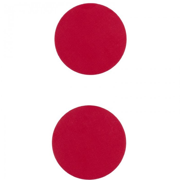 Набір значків світловідбиваючих 2шт., (малиновий)