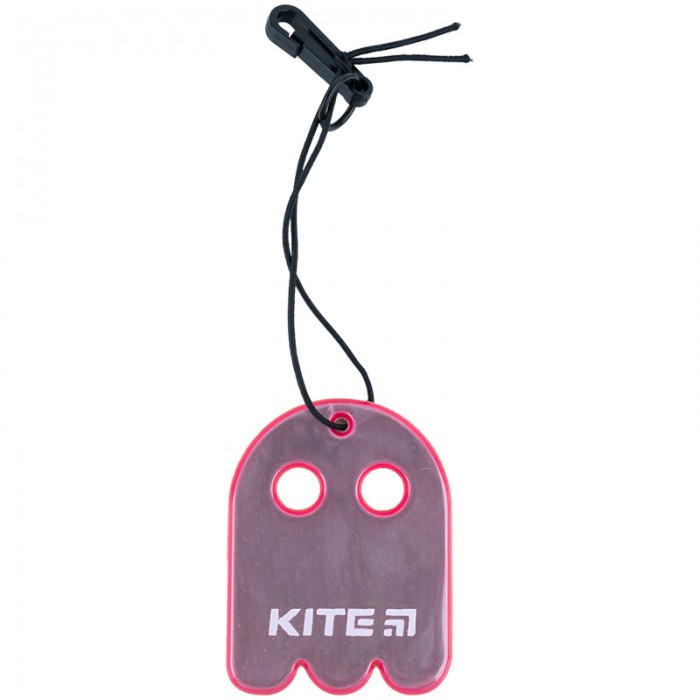 Підвіска м'яка світловідбиваюча, фігурна (рожевий)