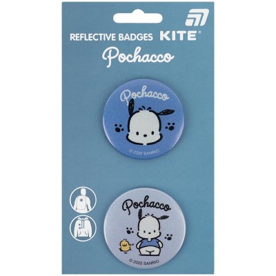 Набір значків світловідбиваючих 2шт., Pochacco