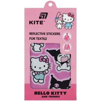 Набір стікерів світловідбиваючих для текстилю Hello Kitty
