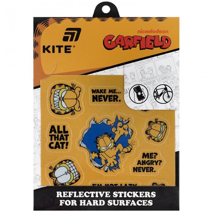 Набір стікерів світловідбиваючих Garfield