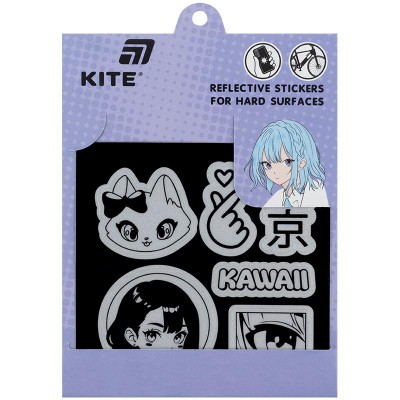 Набір стікерів світловідбиваючих Kite