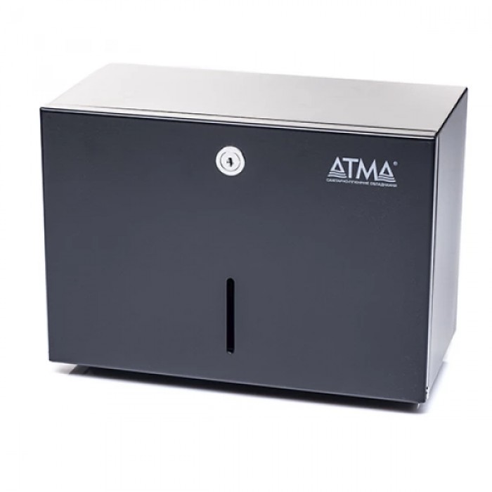 Держатель бумажных полотенец в пачках V-скл. S-LINE (черный)