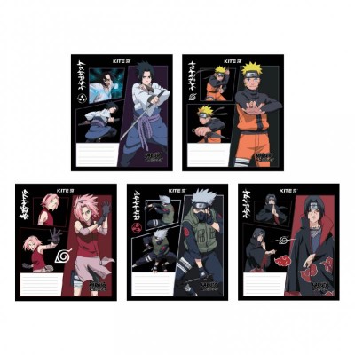 Зошит 18 аркушів, лінія Naruto (упаковка-20шт)