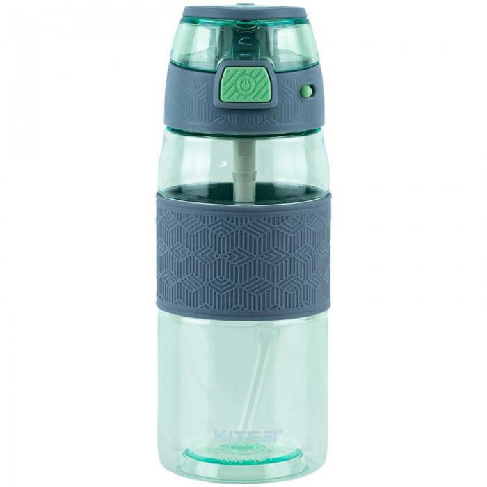 Пляшечка для води (зелено-сіра) 600мл