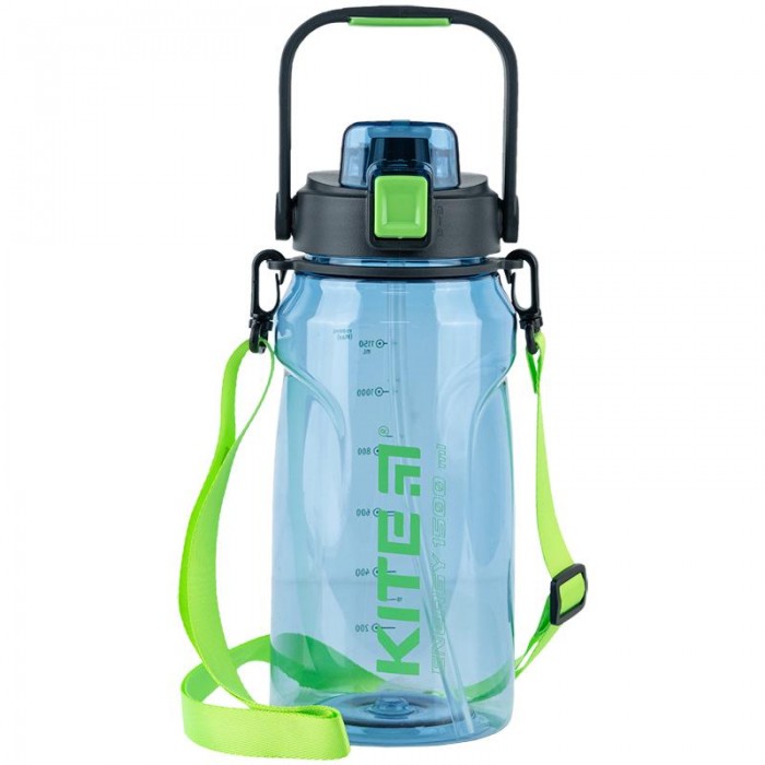 Пляшечка для води (синя) 1500мл