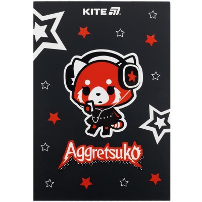 Блокнот-планшет Aggretsuko, клетка, А5, 50л.