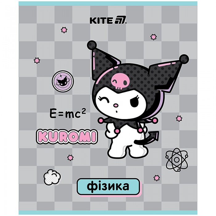 Зошит предметний Kuromi, фізика, клітинка, 48арк.