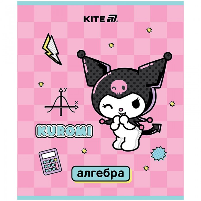 Зошит предметний Kuromi, алгебра, клітинка, 48арк.