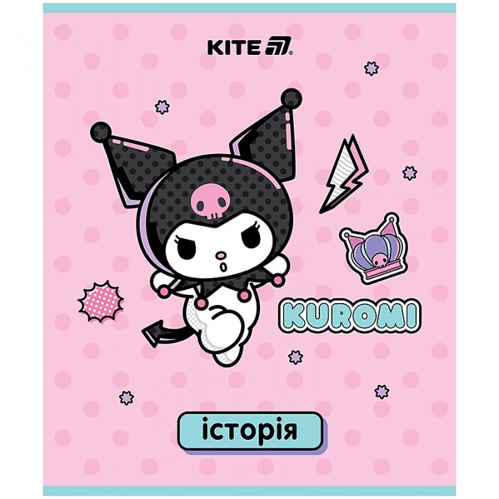Зошит предметний Kuromi, історія, клітинка, 48арк.