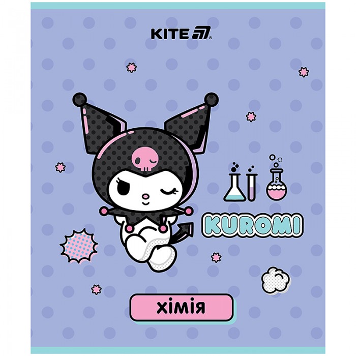 Зошит предметний Kuromi, хімія, клітинка, 48арк.