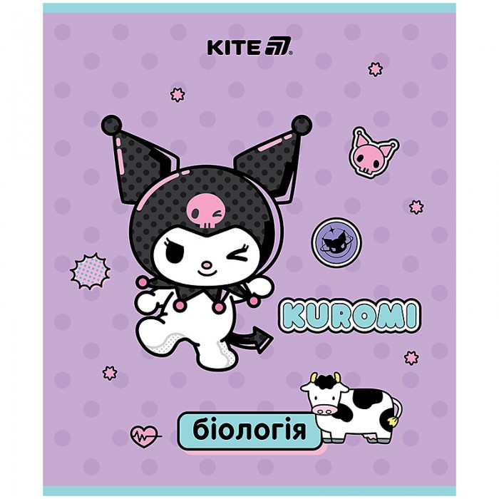 Зошит предметний Kuromi, біологія, клітинка, 48арк.