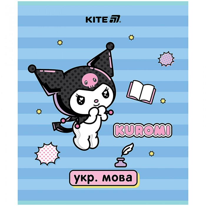 Зошит предметний Kuromi, українська мова, лінія, 24арк.