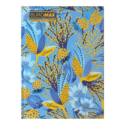 Книга записная FLORISTICA А5, 96 листов (клетка) голубой