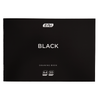 Альбом для рисования Black (20 листов) А4 ZB.1423-01