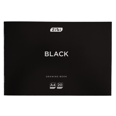 Альбом для рисования Black (20 листов) А4 ZB.1423-01