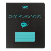 Тетрадь предметная Black английский язык, клетка, 48л.