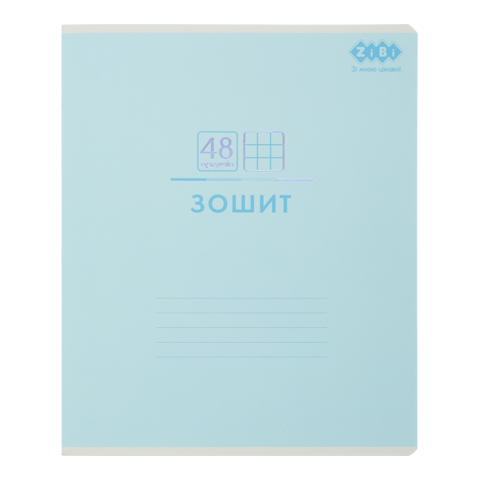 Зошит 48 аркушів, клітинка Unicorn