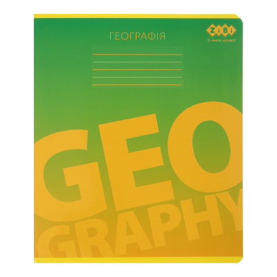 Тетрадь предметная Gradient география, клетка, 48л. 